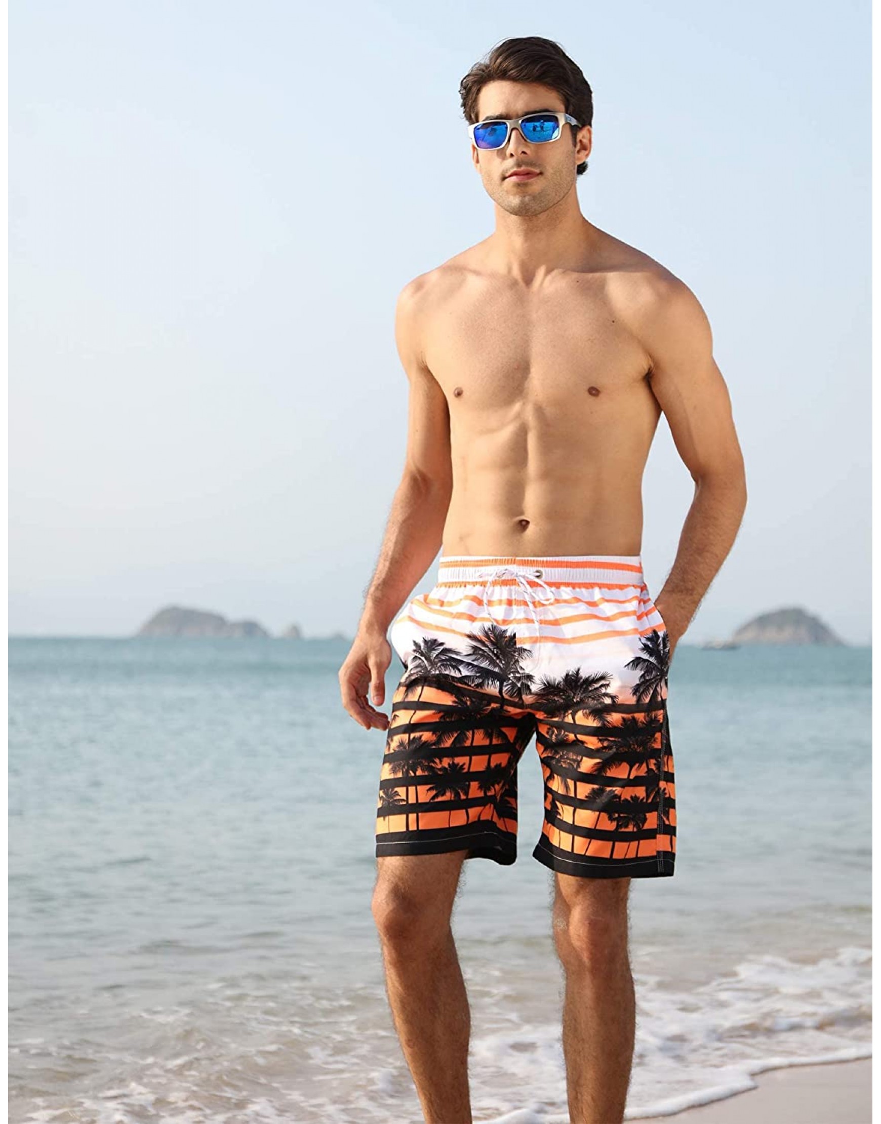 APTRO Men's Swim Trunks Quick Dry Bathing Suit 9